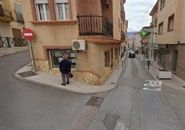 Calle de Padul donde tuvieron lugar los hechos.