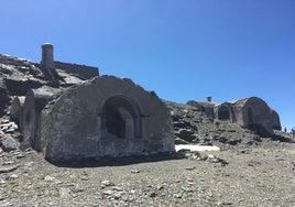 Estado actual del refugio de Elorrieta.