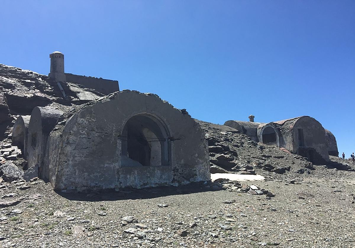 Estado actual del refugio de Elorrieta.