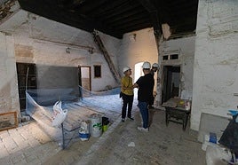 Vivienda superior de la torre de la Catedral, donde tuvo su estudio José Guerrero.