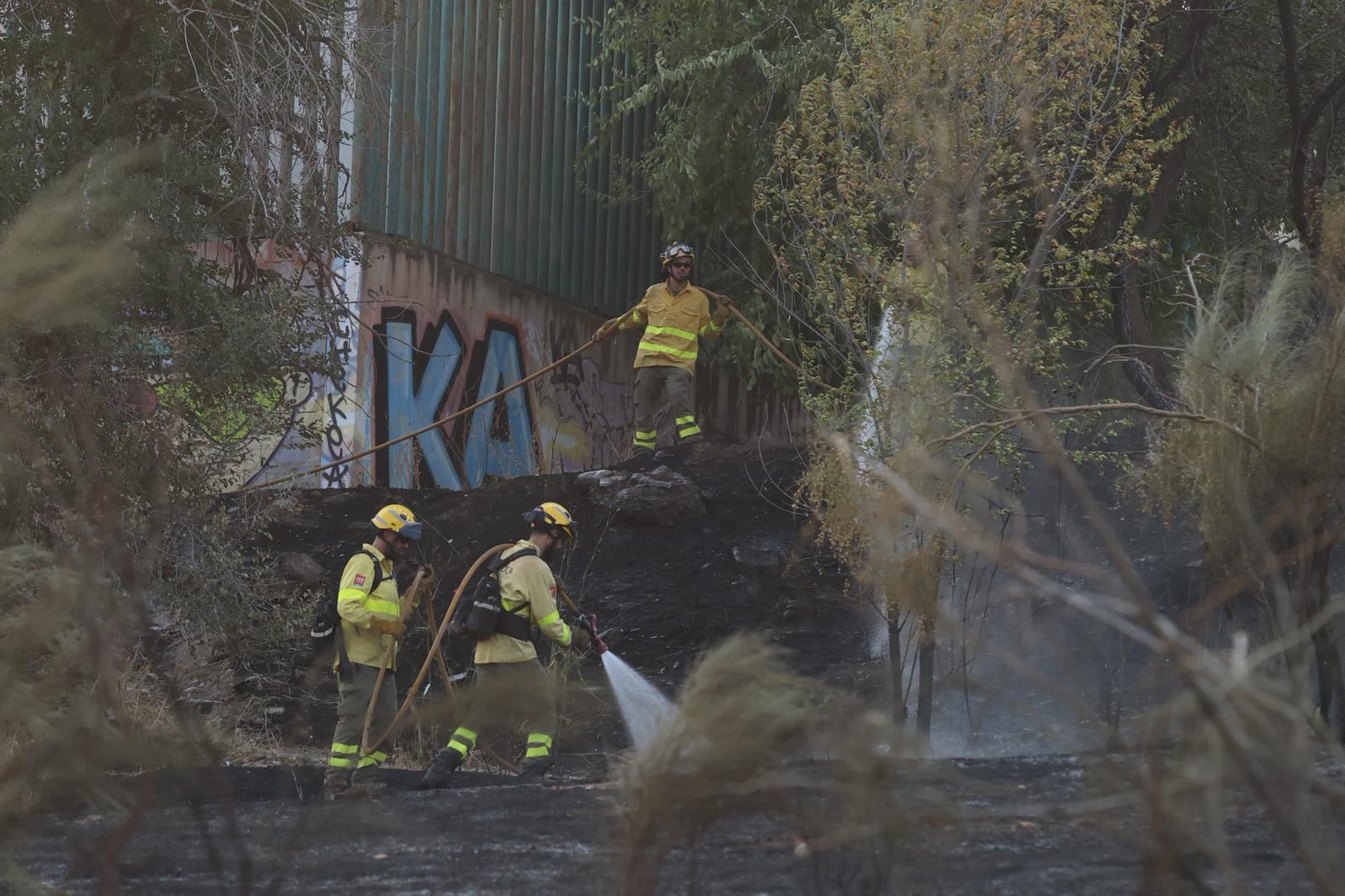 Las imágenes del incendio en San Miguel Alto