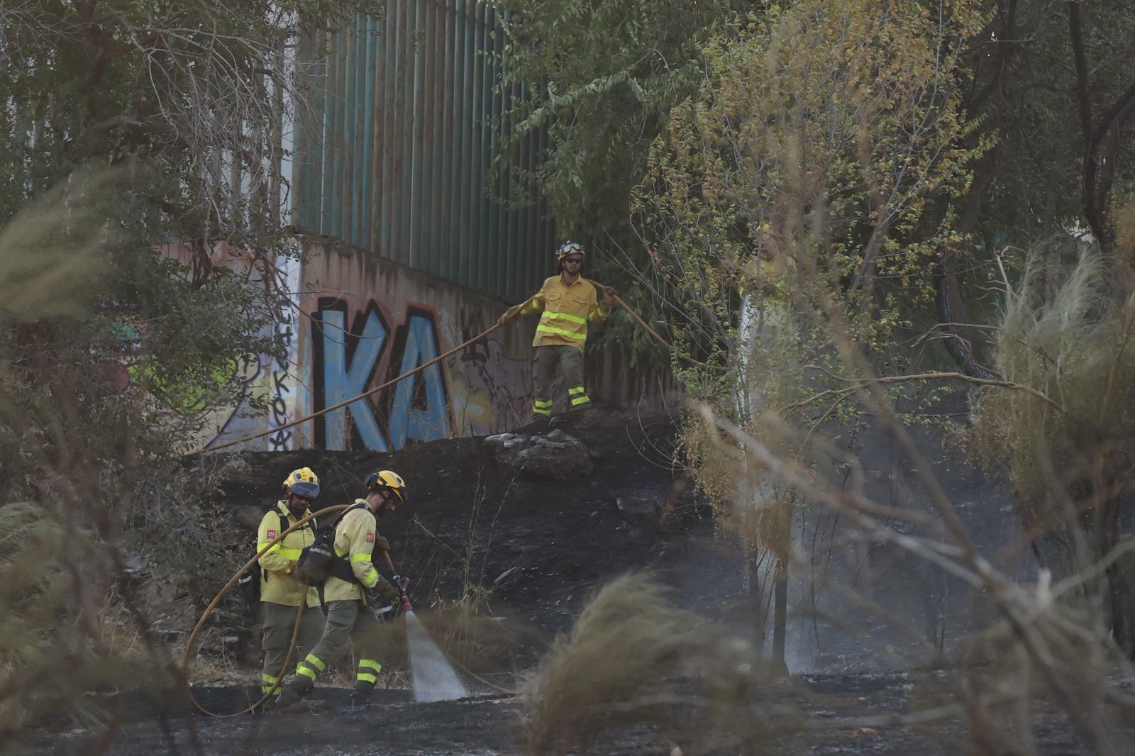 Las imágenes del incendio en San Miguel Alto
