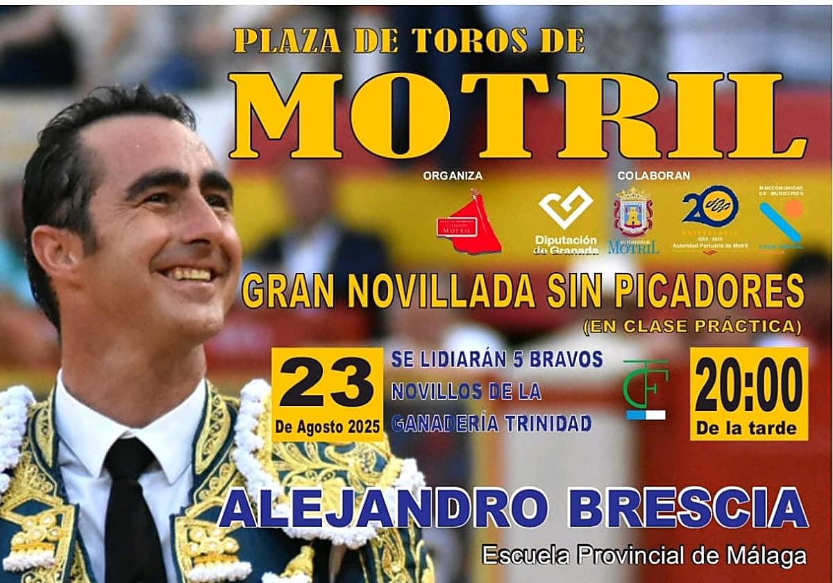 Cogollos de Guadix y Motril acogen este sábado un festival y una novillada en clase práctica