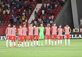 Once inicial del Almería contra el Albacete