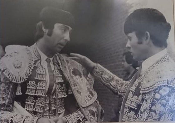 Pepe Luis Díaz con José Fuentes.