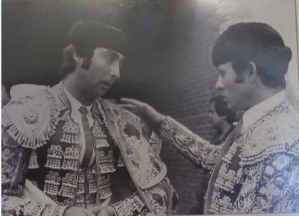 Pepe Luis Díaz con José Fuentes.