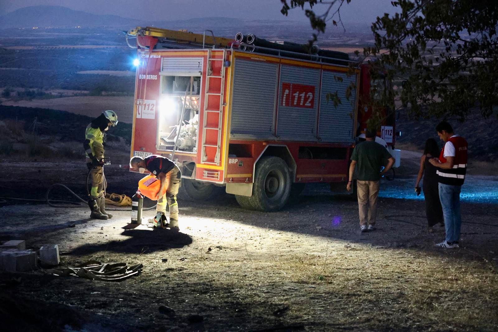 Desde dentro: Las imágenes del incendio de Benamaurel y Castilléjar