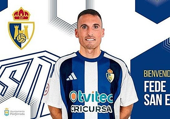 Fede San Emeterio, a la Ponferradina