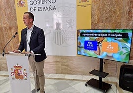 José María Martín, en la Subdelegación del Gobierno de Almería.