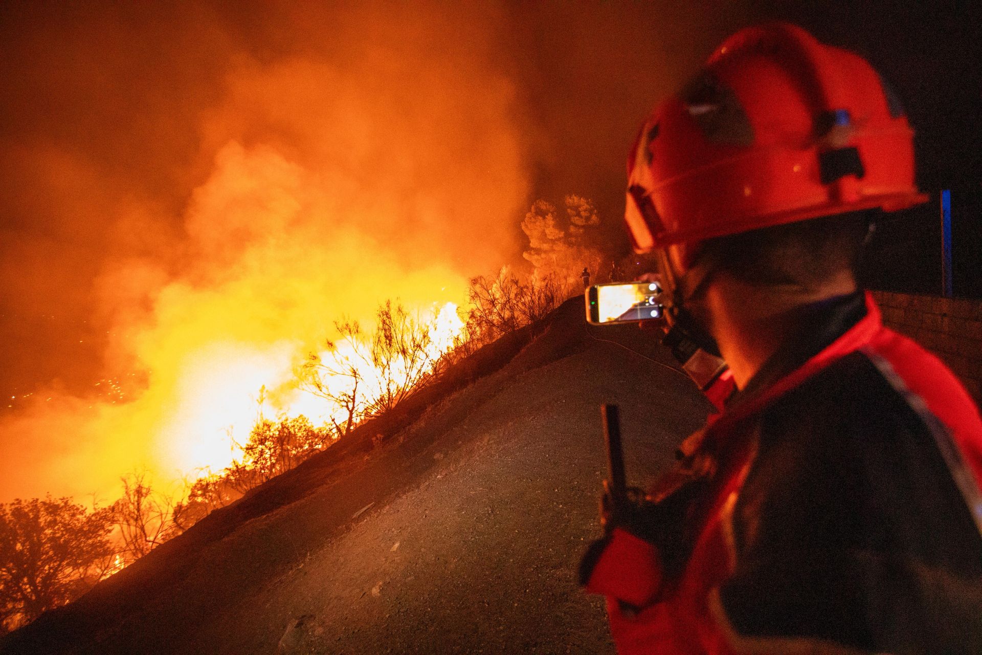 El incendio de la Fuente de la Bicha desde dentro