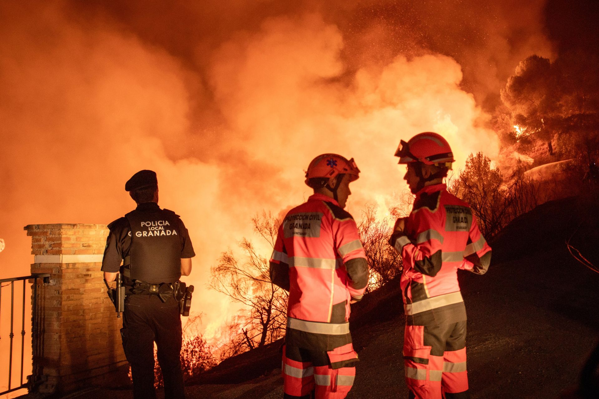 El incendio de la Fuente de la Bicha desde dentro