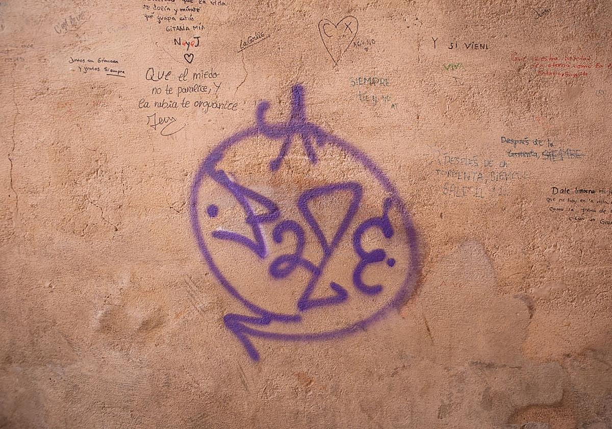 Imagen principal - Pintadas, pintadas y más pintadas. 