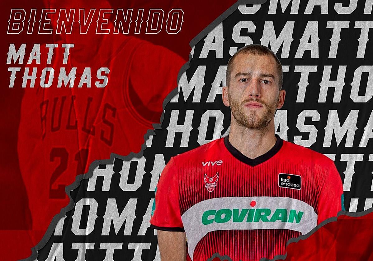 Matt Thomas con la equipación del Covirán Granada.