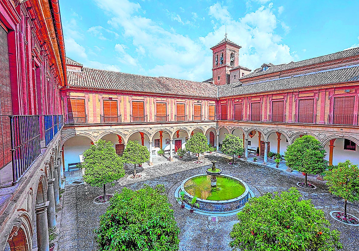 Vista del interior de la Abadía.