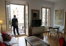 Piso en una imagen de archivo.