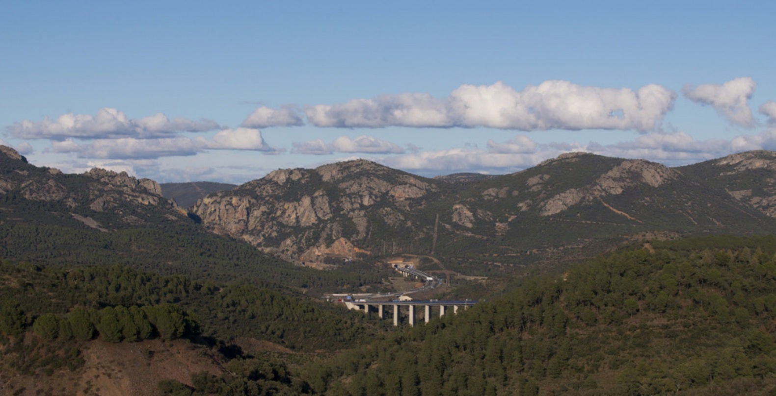 Panorámica del Parque Natural de Despeñaperros.