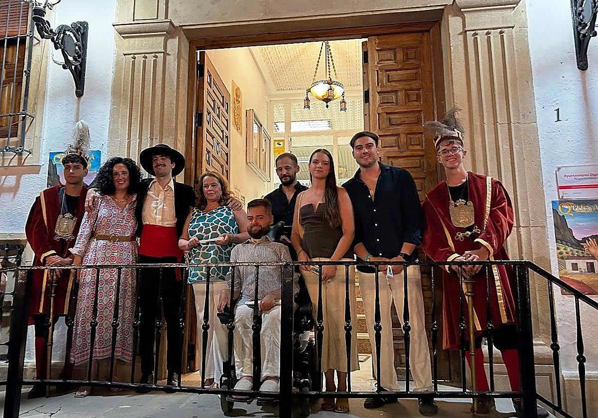 David Uclés con parte del equipo de Gobierno de Quesada.