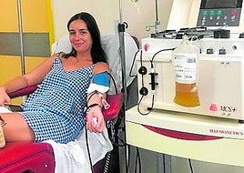 Donación de plasma.