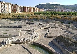 Muralla del Calcolítico, tras su excavación arqueológica en 2009.