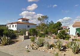 Vista de una zona residencial del municipio de Arboleas.