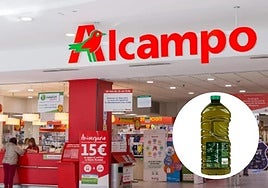 Supermercado Alcampo y aceite de oliva virgen extra de la marca Valdezarza, de 2,5 litros