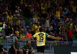 El gaditano Alberto Lemine firmó dos tantos ante el conjunto melonero.