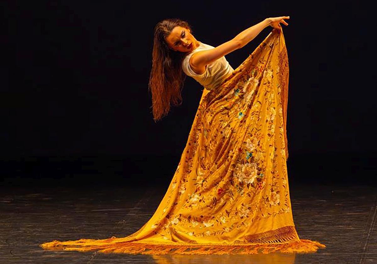 Carmen Alonso, en una de sus actuaciones.