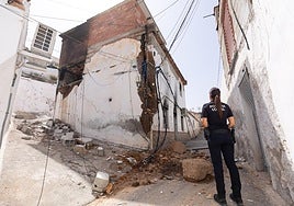 Estado en el que quedó la vivienda de Pinos Puente.