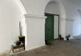 Vivienda donde supuestamente se cometió el crimen.