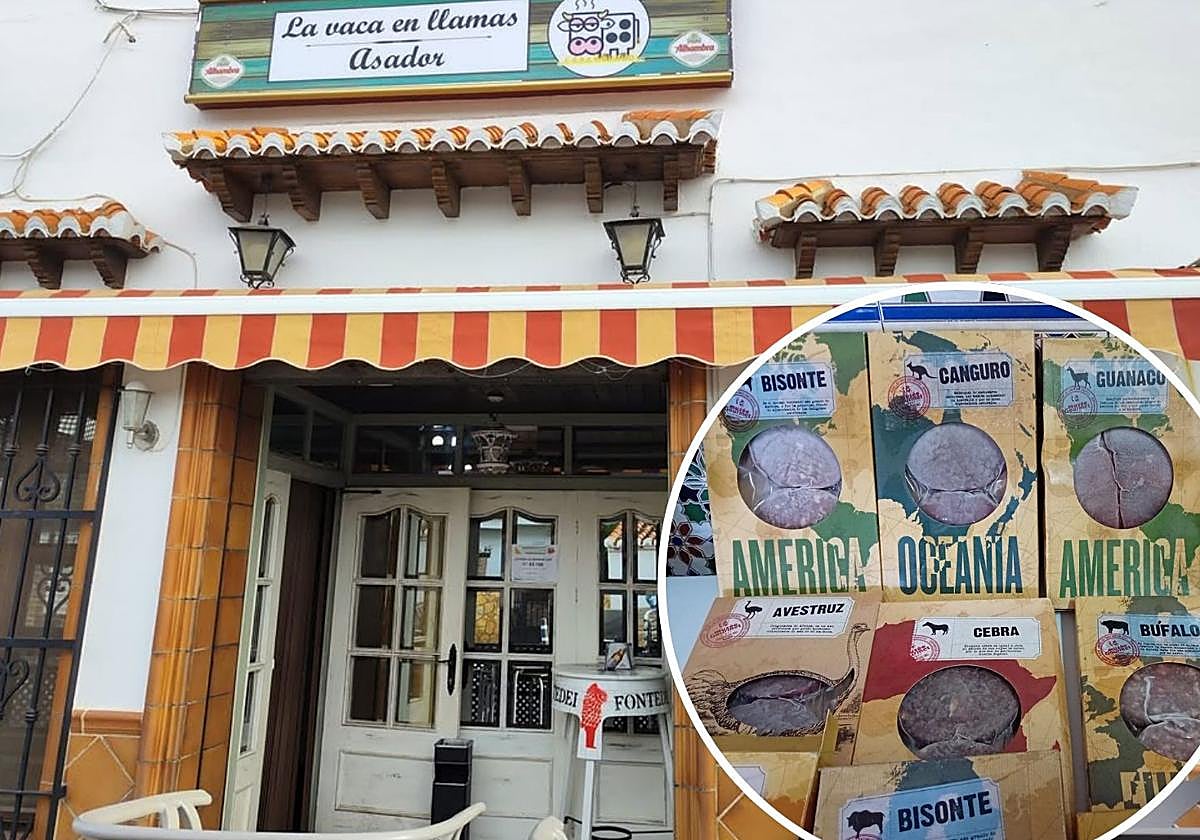 Fachada de La vaca en llamas.