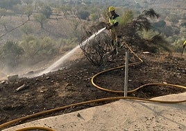 El incendio forestal de Lubrín, ya estabilizado, afecta a 1.116 hectáreas