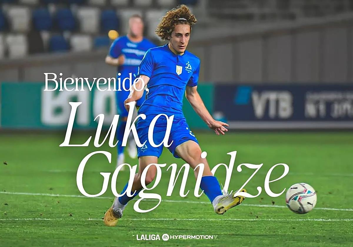 Bienvenida del club a Luka Gagnidze.