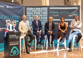 Un momento de la presentación de la Copa de Andalucía.