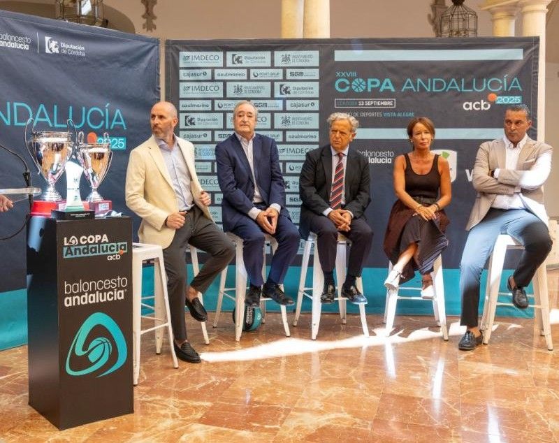 Un momento de la presentación de la Copa de Andalucía.