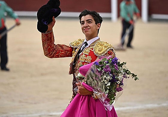 Marcos Pérez, la gran novedad del festejo.