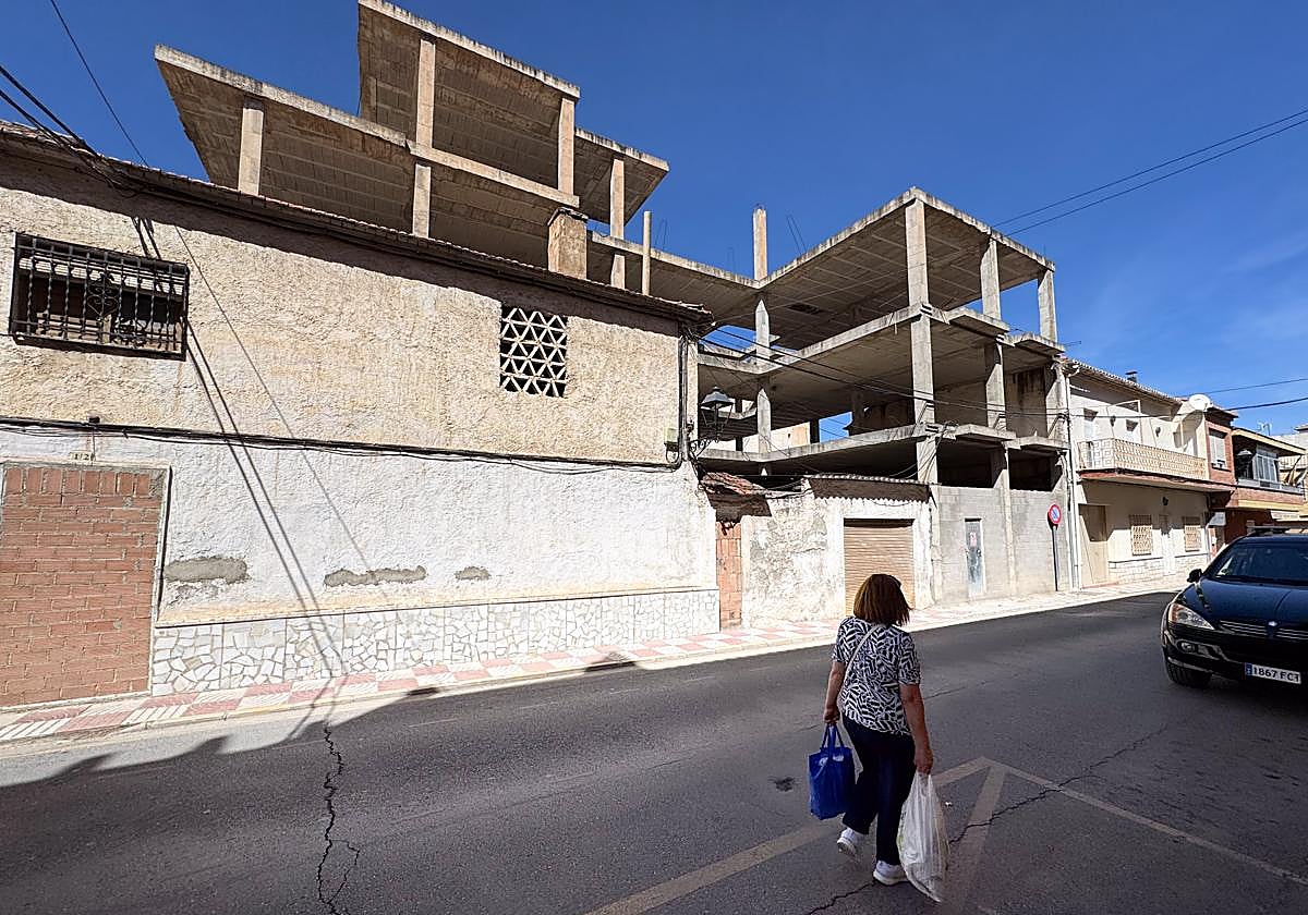Edificio en estructura de Churriana de donde saldrán 20 pisos de VPO.