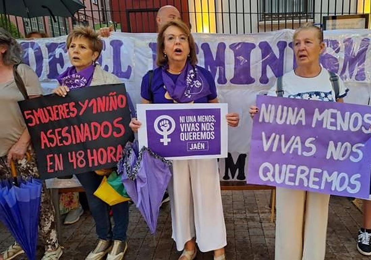 Protesta reciente contra la violencia de género.