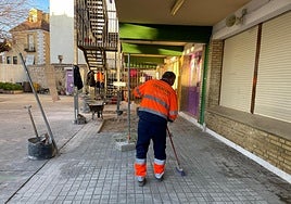 Labores de mantenimiento, en una imagen de archivo.