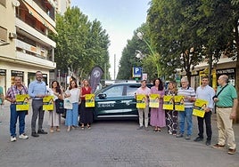 Acto de presentación de la iniciativa en la calle Roldán y Marín.