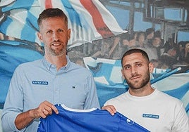 Weissman, con la camiseta de su nuevo equipo.