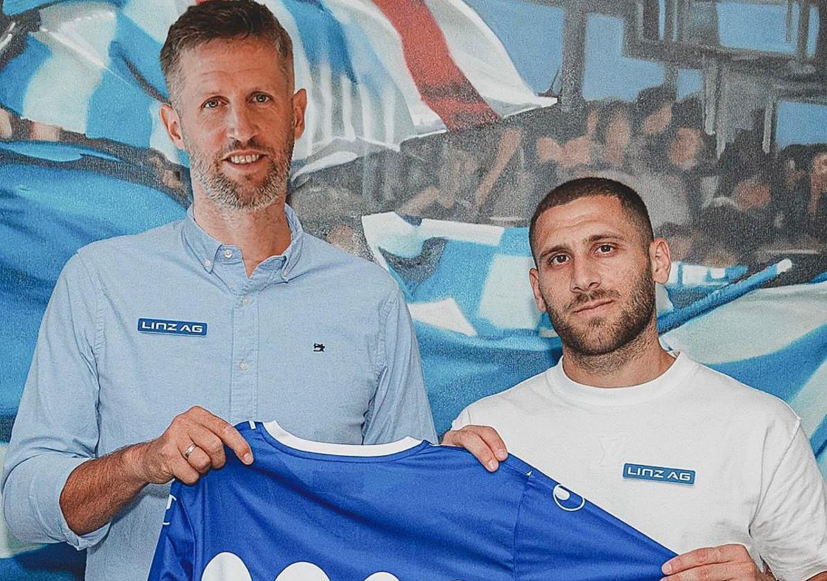 Weissman, con la camiseta de su nuevo equipo.