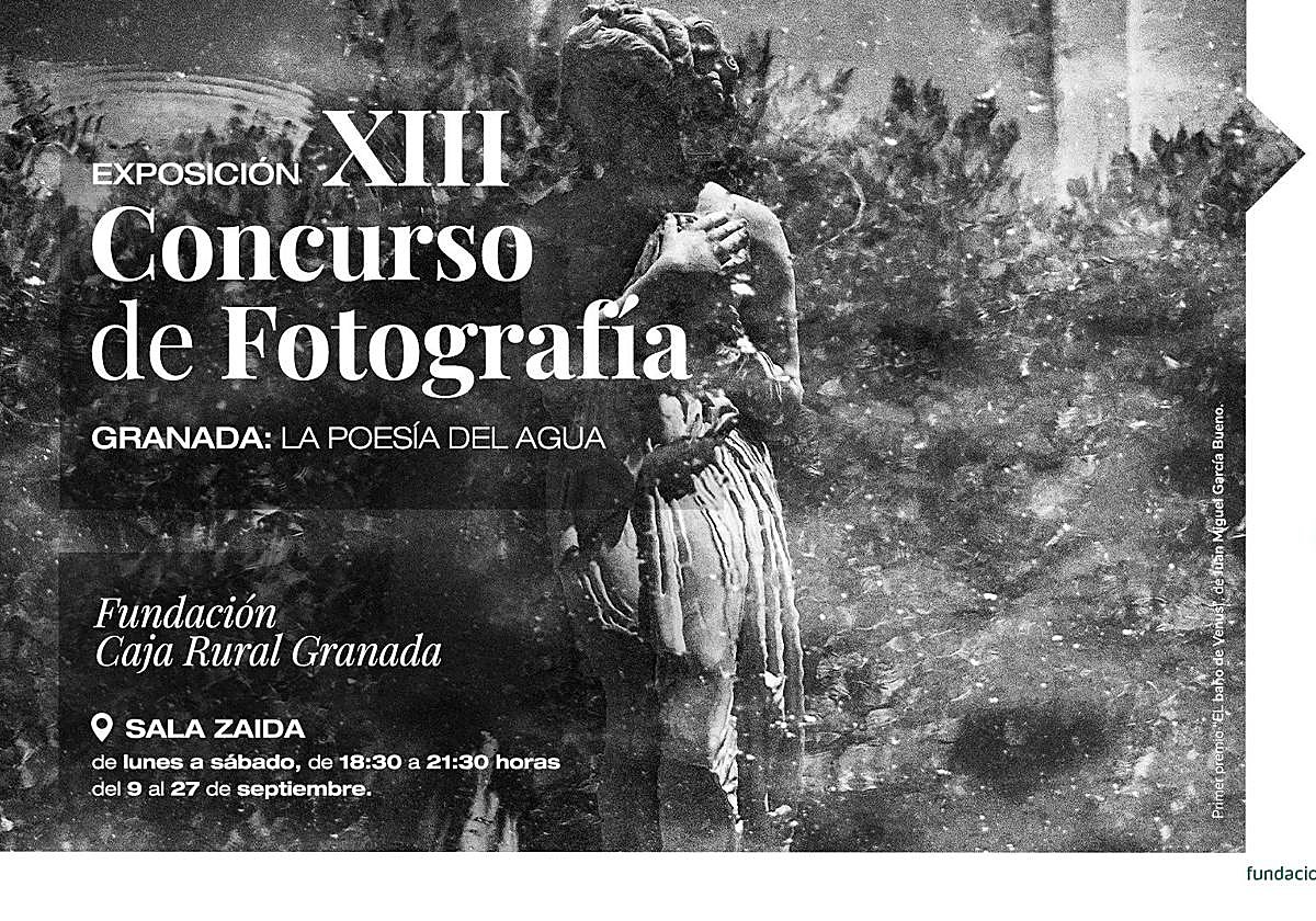 Entrega de premios e inauguración del XIII Concurso de Fotografía Fundación AguaGranada