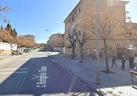 Calle Rodrigo de Triana, en distrito Norte