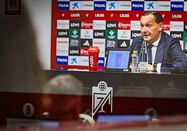 Amado, durante su intervención.