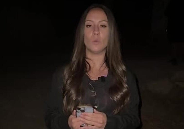 La periodista de IDEAL Sandra Martínez informa desde el lugar del secuestro