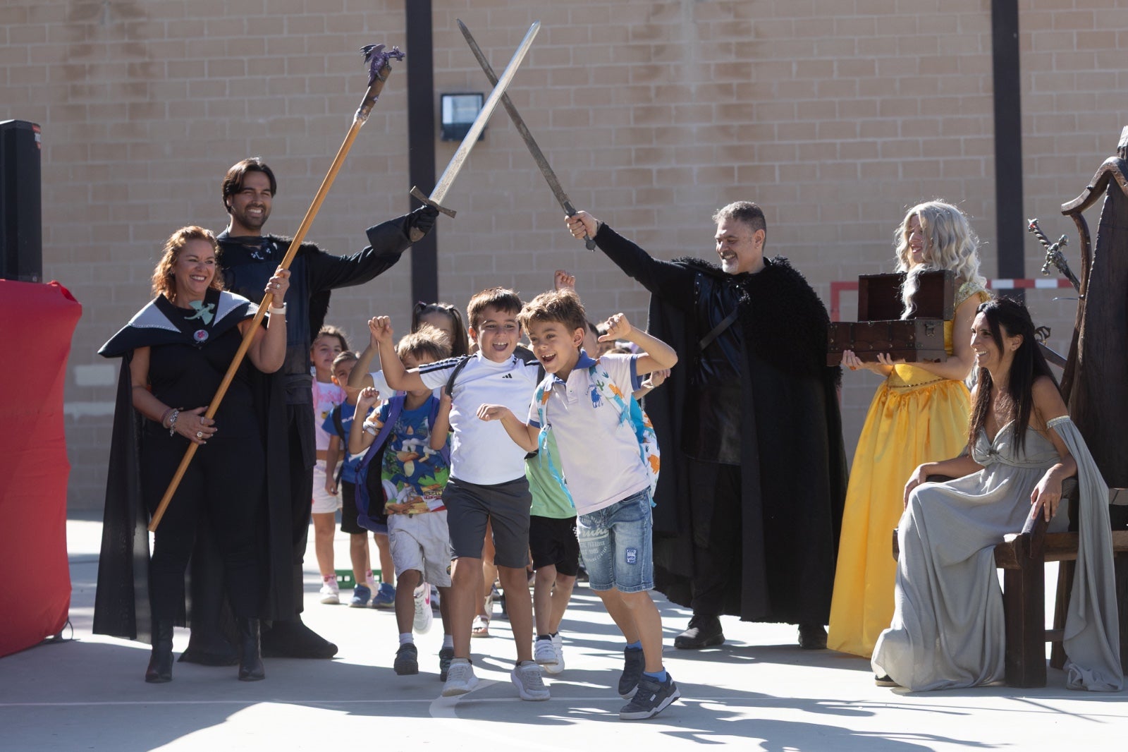 El primer día de colegio en Granada, en imágenes