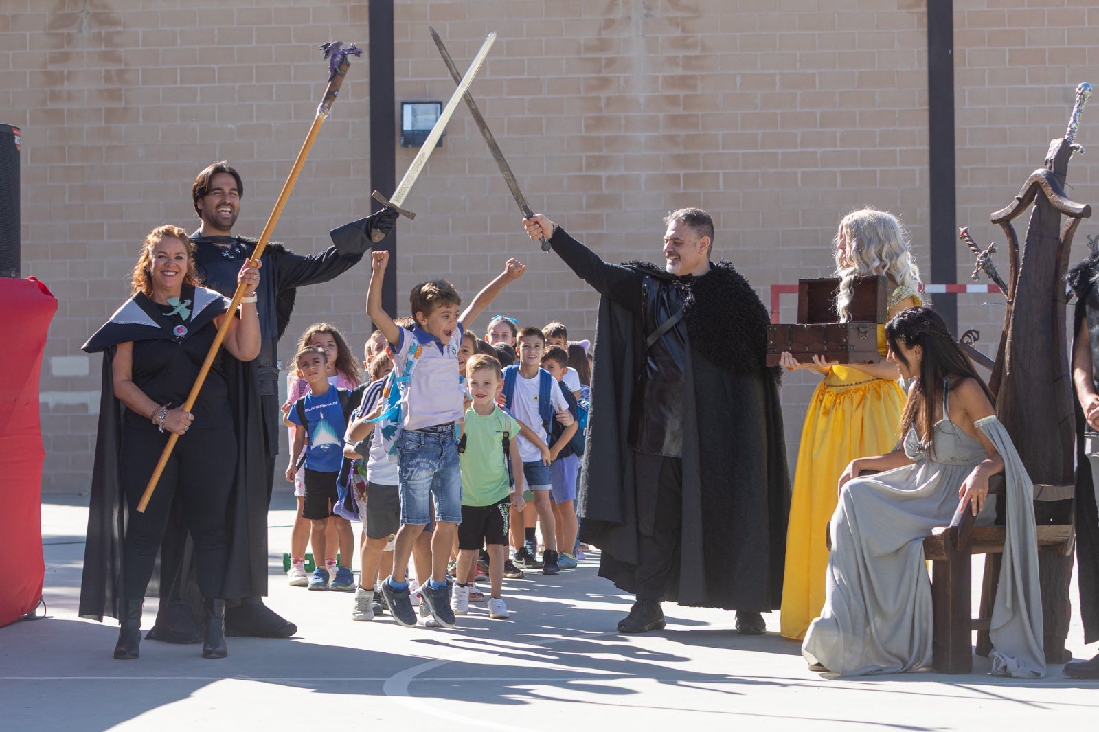 El primer día de colegio en Granada, en imágenes