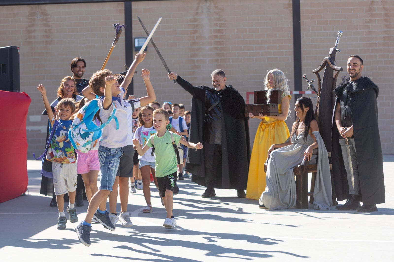 El primer día de colegio en Granada, en imágenes