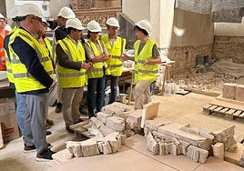 Visita de las autoridades a las obras.