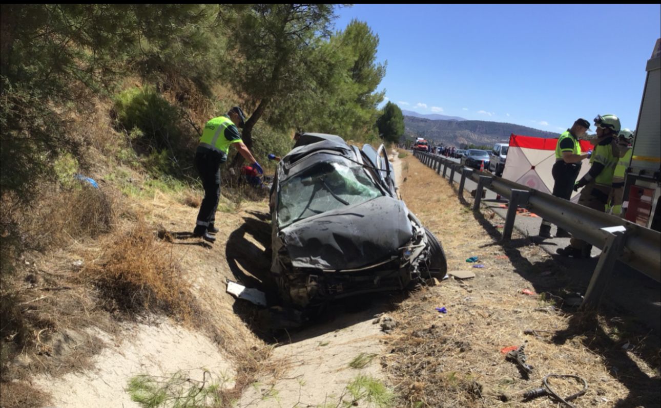 Accidente mortal en Iznalloz este domingo.
